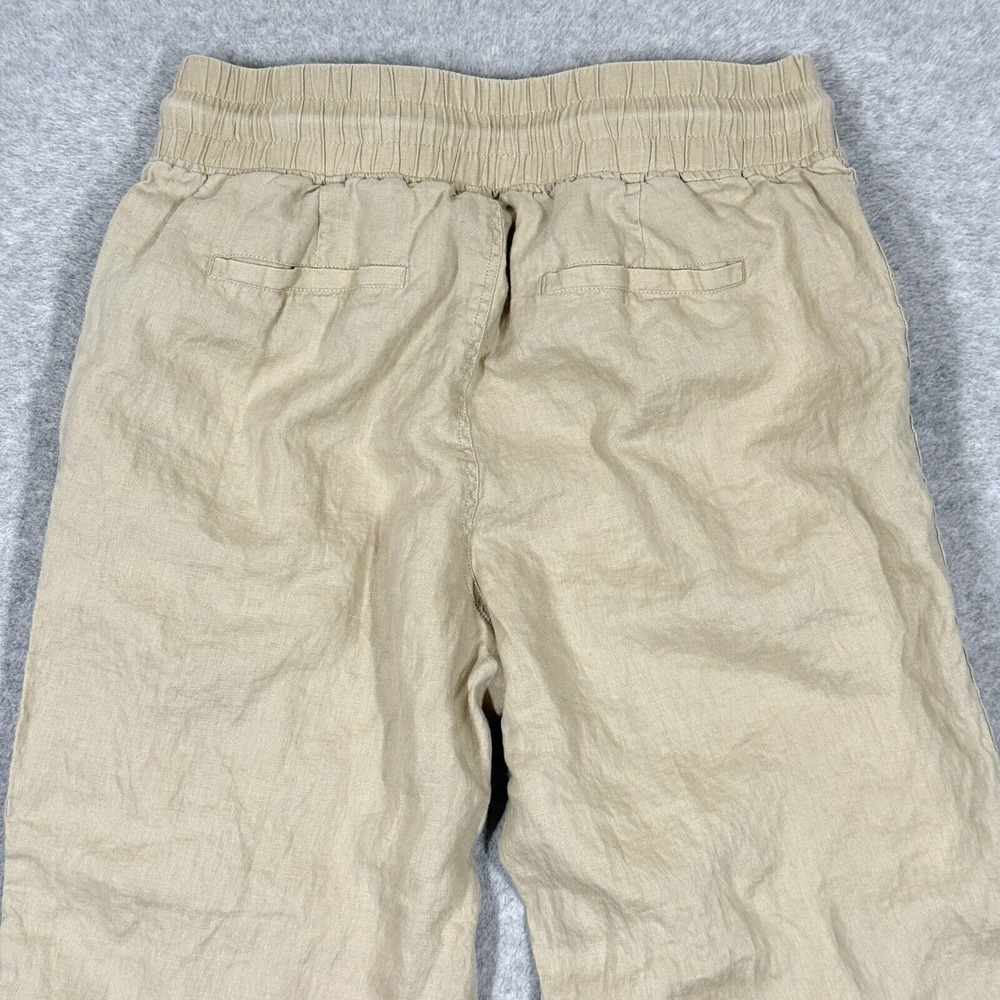 Quince Beige Wide Leg Linen Pants - Large - Picture 7 of 16